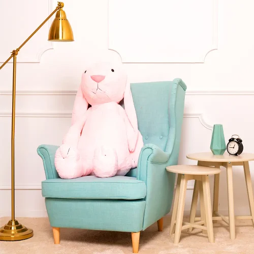 Suur Pehme Jänku, Pehme Mänguasi, 120 Cm, Roosa, Bani - Teddyway