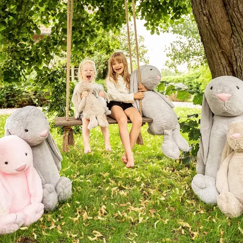 Suur Pehme Jänku, Pehme Mänguasi, 160 Cm, Tumehall, Bani - Teddyway