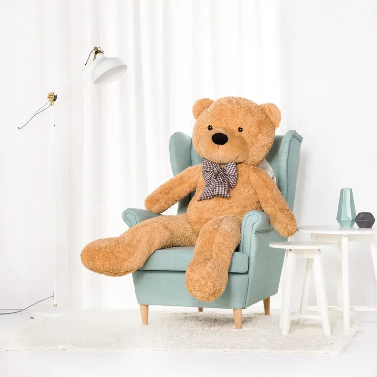 Suur Pehme Kaisukaru Mängukaru, Pehme Mänguasi, 100 Cm, Helepruun, Popo - 160 cm, Light brown - Teddyway