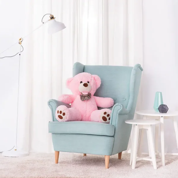 Suur Pehme Kaisukaru Mängukaru, Pehme Mänguasi, 100 Cm, Helepruun, Bobo - 100 cm, Pink - Teddyway