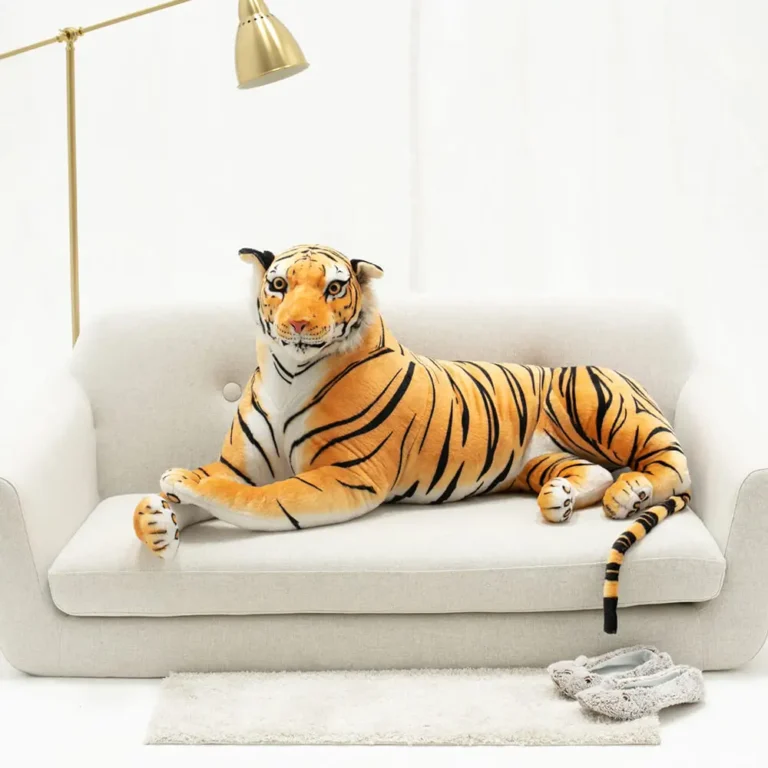 Pehme Tiiger, Pehme Mänguasi, 70 Cm, Kollane, Tigo - Teddyway