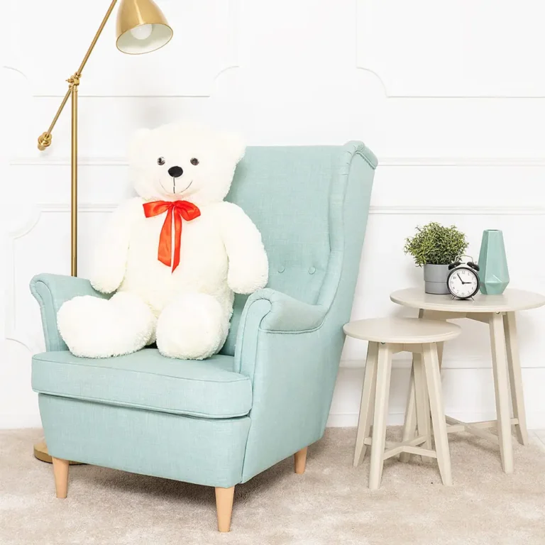 Suur Pehme Kaisukaru Mängukaru, Pehme Mänguasi, 100 Cm, Tumepruun, Nomo - 100 cm, White - Teddyway