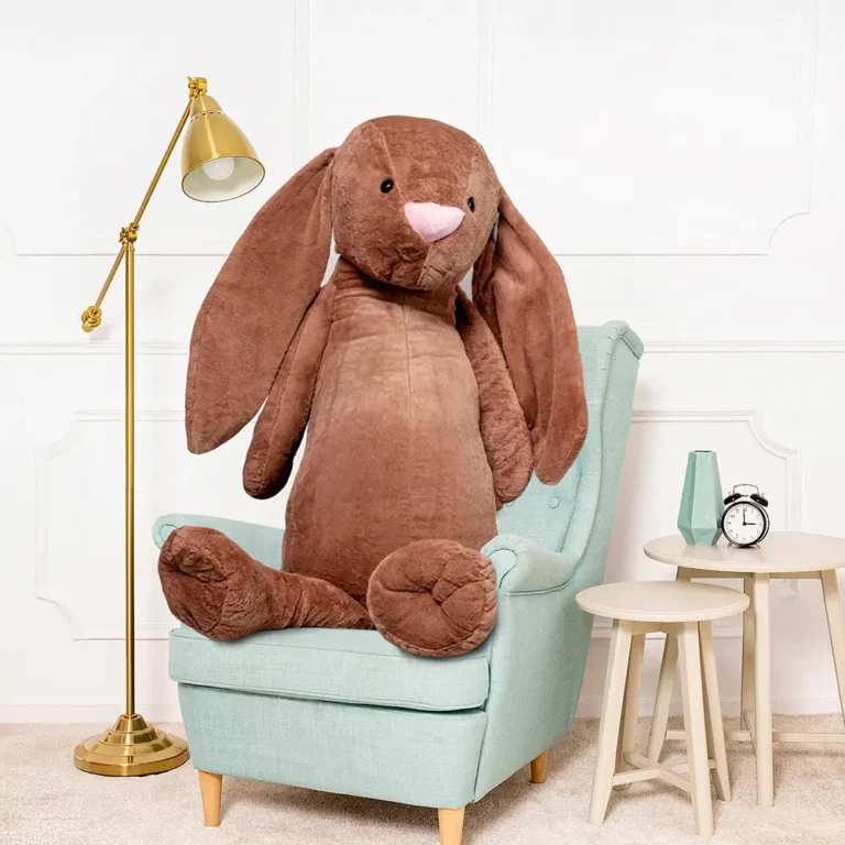 Suur Pehme Jänku, Pehme Mänguasi, 160 Cm, Pruun, Bani - Teddyway