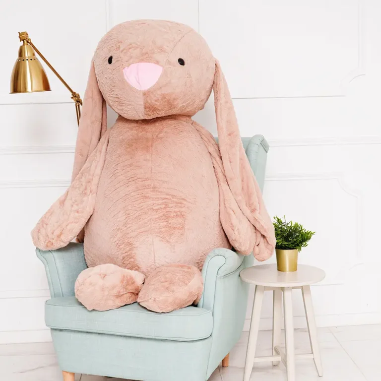 Suur Pehme Jänku, Pehme Mänguasi, 160 Cm, Helepruun, Bani - Teddyway