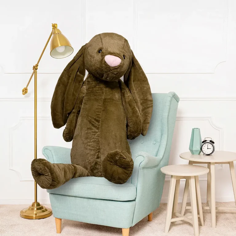 Suur Pehme Jänku, Pehme Mänguasi, 160 Cm, Oliivi, Bani - Teddyway